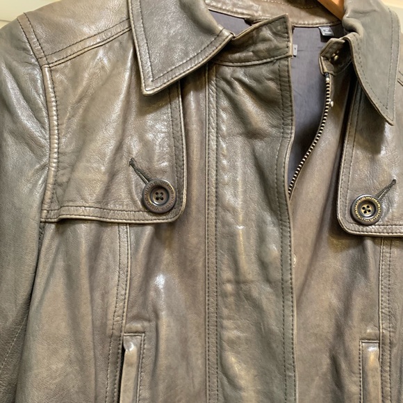 Vince Leather Jacket - Picture 3 of 8